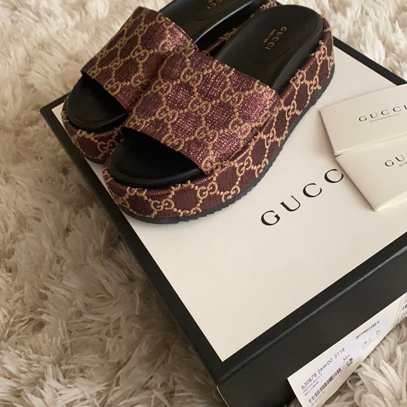Gucci platforms size 6.5 - Picture 1 of 6